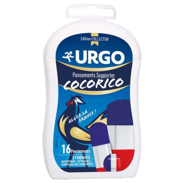 URGO Pansements Cocorico Supporters France - 16 pansements