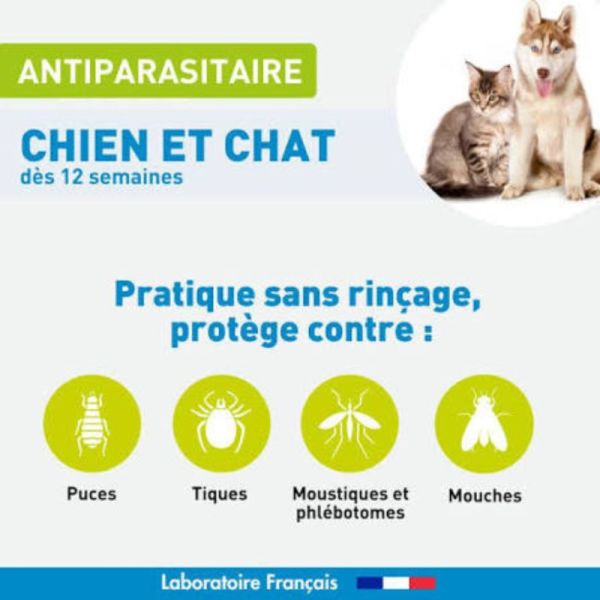Vetoform Lotion Spray Antiparasitaire Insectifuge Pour Chiens & Chats - 250ml