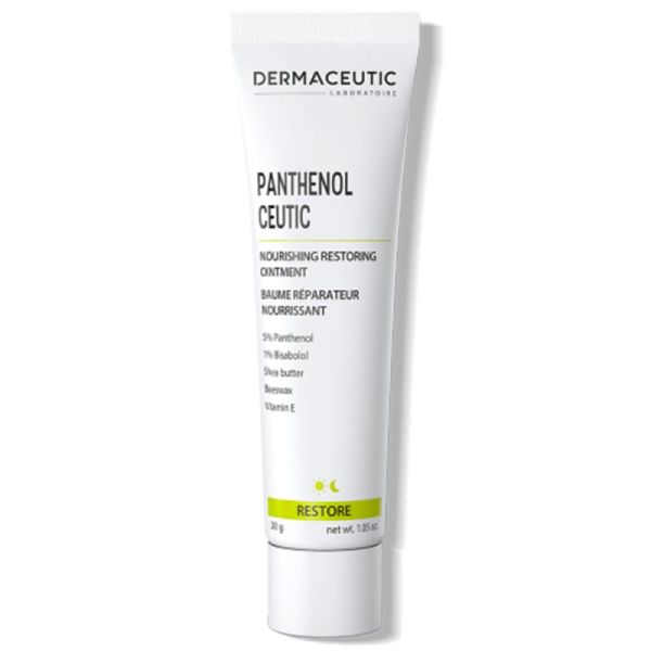 Dermaceutic Panthenol Ceutic Baume Réparateur - 30 g - Post Intervention Sans Parfun Sans Silicone