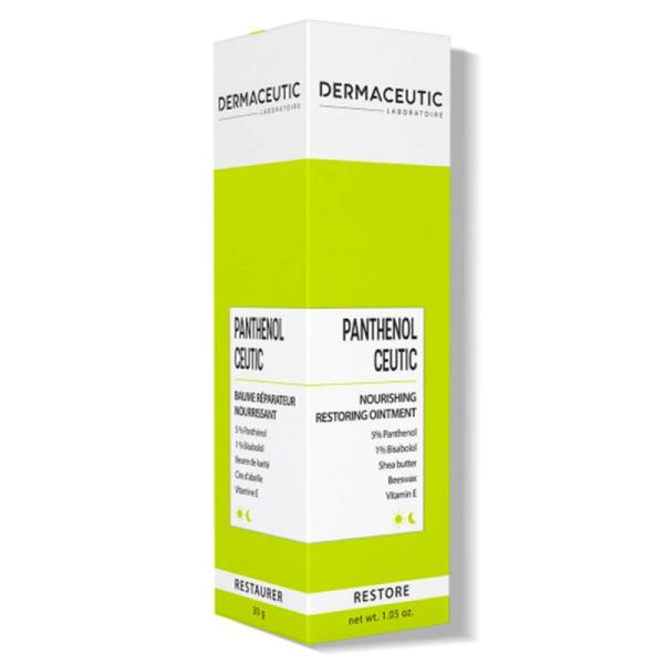 Dermaceutic Panthenol Ceutic Baume Réparateur - 30 g - Post Intervention Sans Parfun Sans Silicone