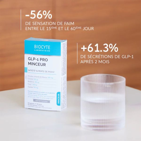 Biocyte GLP-1 Pro Minceur 60 Gélules – Satiété et métabolisme