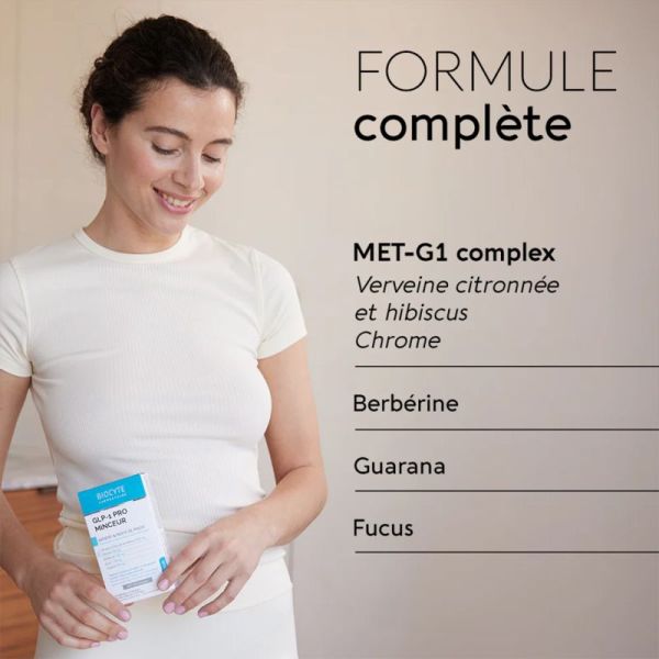 Biocyte GLP-1 Pro Minceur 60 Gélules – Satiété et métabolisme