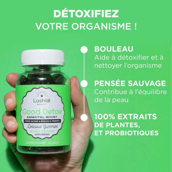 Lashilé Beauty Good Détox - 60 gommes