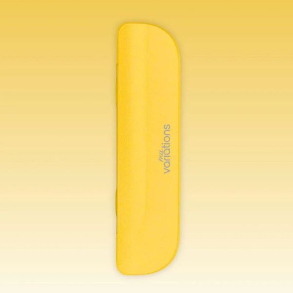 MyVariations Étui de voyage jaune pour brosse à dents électrique sonique - Protection rigide, compacte et hygiénique