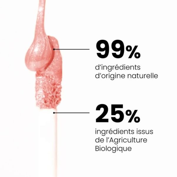 Charlotte Bio Fard à Paupières Liquide Rose perle 6,5ml - Haute pigmentation et fini glowy bio