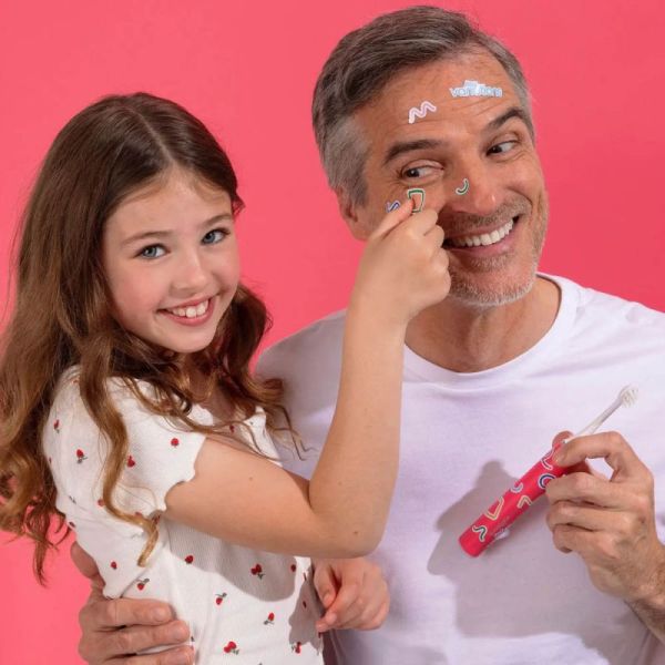 Myvariations Kids Brosse À Dents Électrique Enfant - De 3 à 12 ans - Couleur Rose - 1 unité