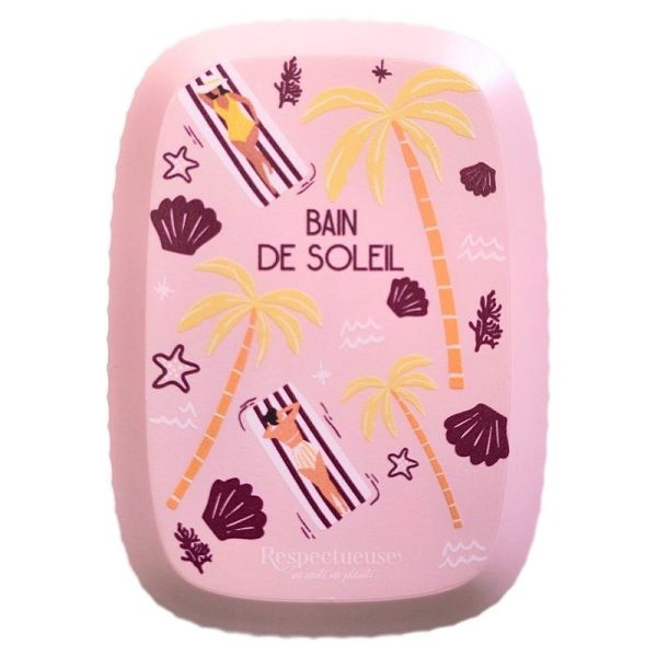 Respectueuse Boîte de Transport Cosmétiques Solides - Décors été