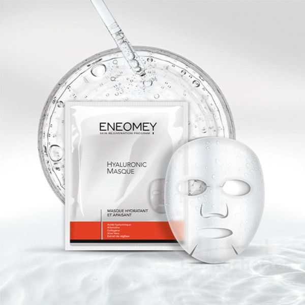 Eneomey Hyaluronic Masque - Masque hydratant et apaisant - Effet Frais et Apaisant - 95% Ingredients Naturels