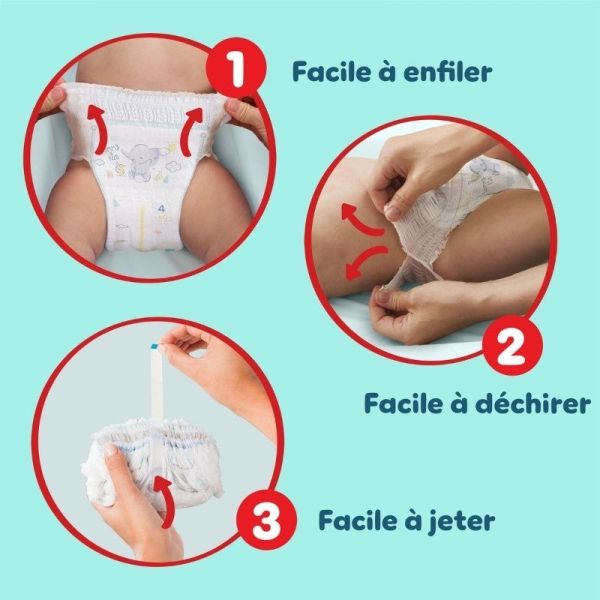 Pampers Pants Premium Protection  Couches Culottes Bébé Taille 6 (+15kg) - 66 Couches