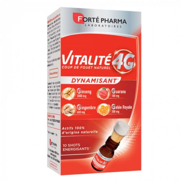 Forté Pharma Vitalité 4G Dynamisant 10 shots