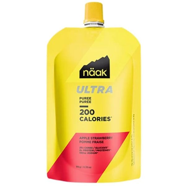 Näak Ultra Energy Purée Pomme & Fraise 95g – Énergie et performance