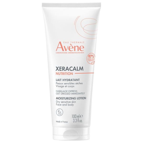 Avène XeraCalm Nutrition Lait Hydratant -  Peaux Sensibles & Sèches - 100 ml