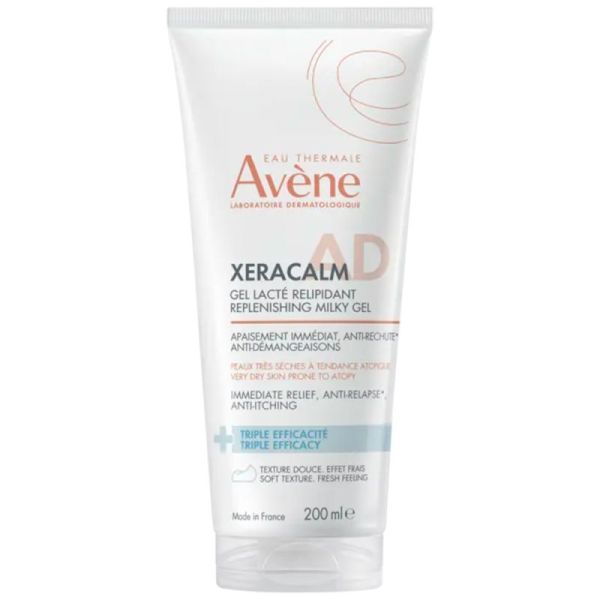 Avène Xeracalme AD Gel Lacté Relipidant - 200 ml - Apaise, hydrate et restaure la barrière cutanée