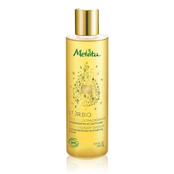 Melvita l'Or BIO - Gel Douche Extraordinaire - Soin Doux et Nourissant - 250ml