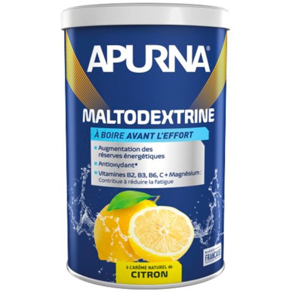 Apurna Maltodextrine Saveur Citron 500g - Préparation à l'Endurance