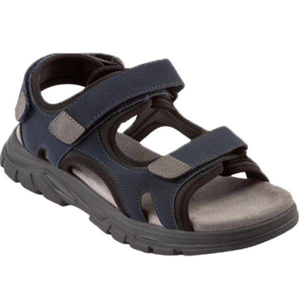 Gibaud Chaussures CHUT Catane en Cuir Bleu pour Homme 1 Paire – Confort et maintien ajustable 3 points