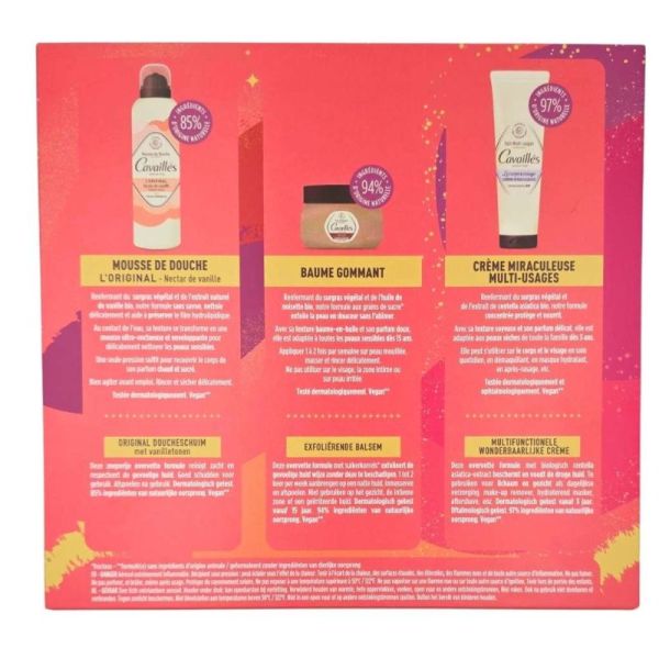 Cavaillès Coffret Le Rituel Douceur - Soin corps et visage peaux sensibles