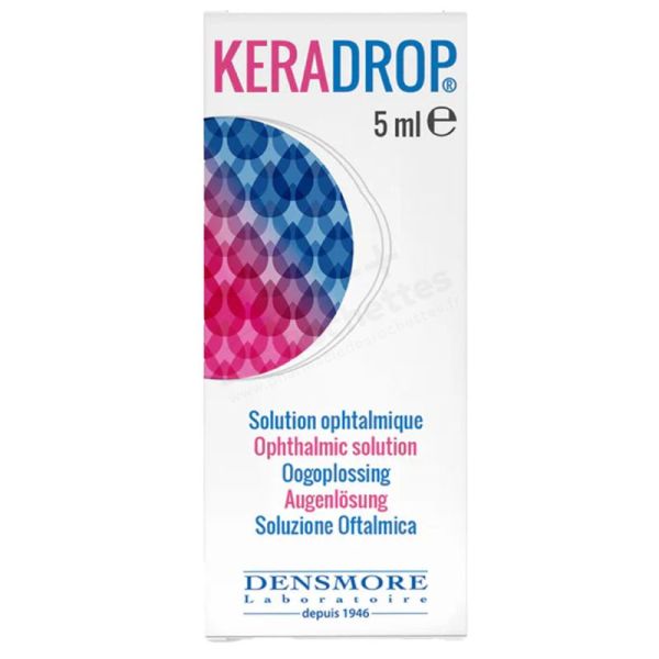 Densmore Keradrop Collyre 5 ml - Hydrate et apaise les inflammations oculaires