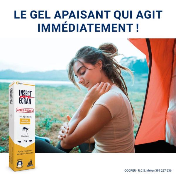Insect Ecran Après-Piqures Gel Apaisant - 20g - Soulage rapidement les démangeaisons et irritations