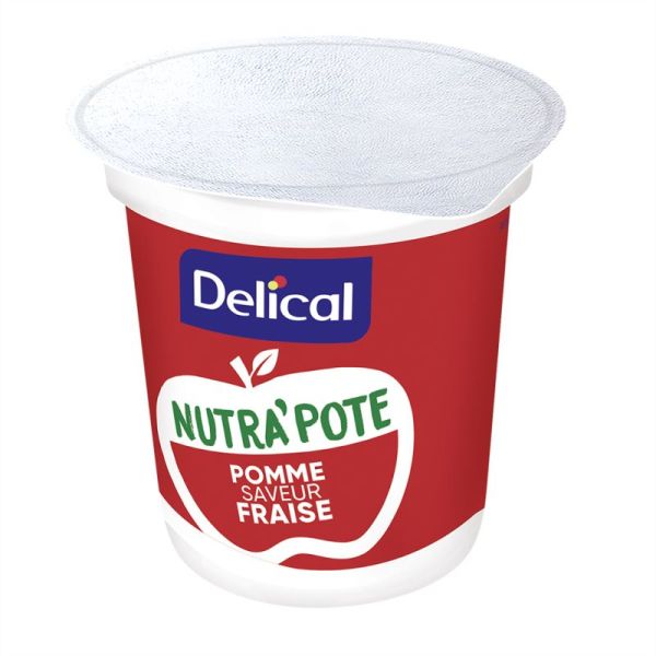 Delical Nutrapote Dessert aux Fruits Pomme Fraise 4x200g – Dénutrition et troubles de la déglutition