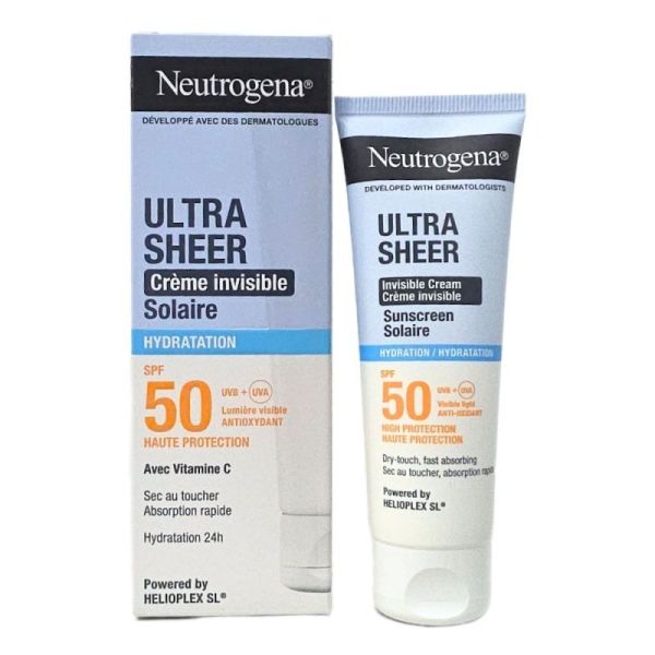 Neutrogena Ultra Sheer Hydratation Crème Solaire Invisible SPF 50