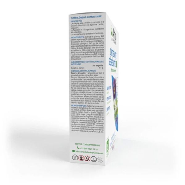 Arkopharma Arkofluides Détente Sommeil Bio 20 ampoules