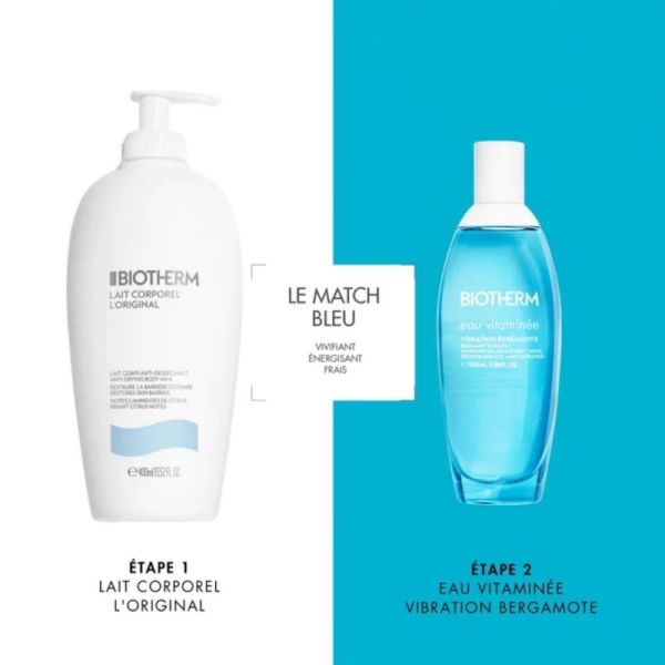 Biotherm Eau Vitaminée Vibration Bergamote 100 ml - Sillage énergisant et fraîcheur immédiate