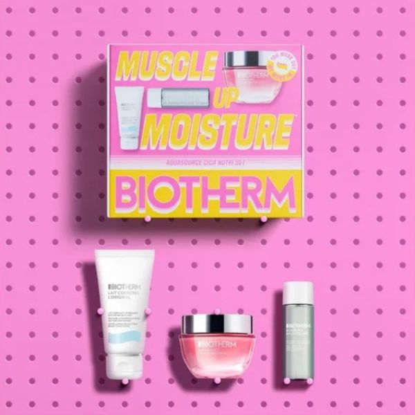 Biotherm Coffret Aquasource Cica Nutri Hydratation 3 Soins - Routine apaisante et hydratante 48h peaux sèches