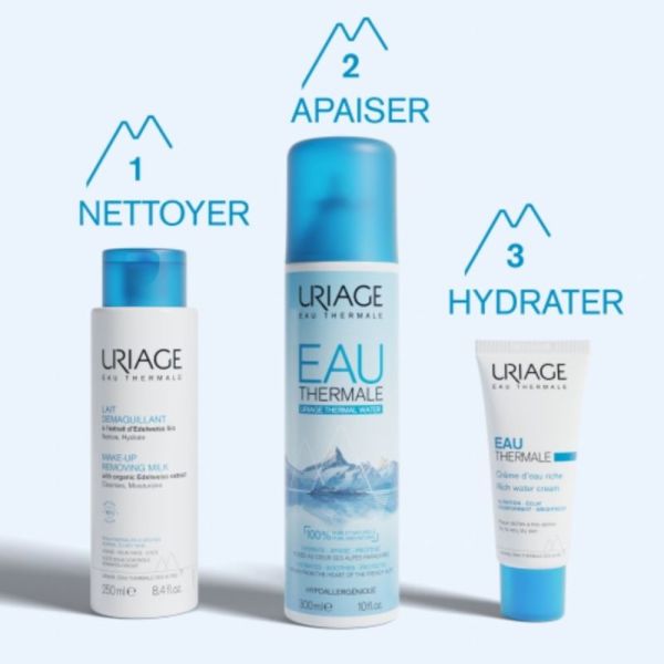 Uriage Lait Démaquillant 250 ml - Démaquille et renforce la défense naturelle de la peau