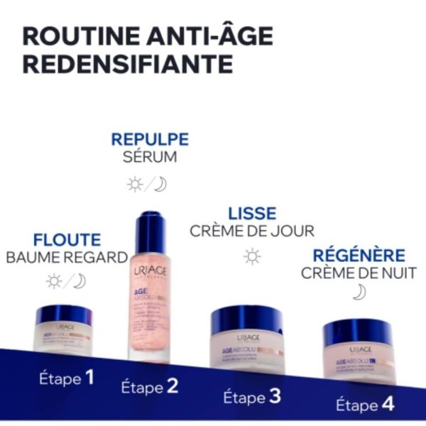 Uriage Age Absolu Sérum Micro-Redensifiant Booster Collagène 30 ml - Lisse, repulpe, raffermit