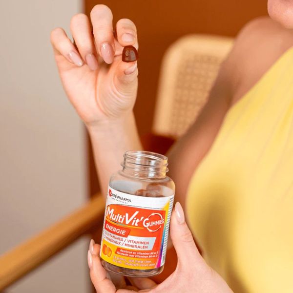 Forté Pharma Multivit' Énergie - 60 Gummies - Vitalité quotidienne et soutien de l’immunité