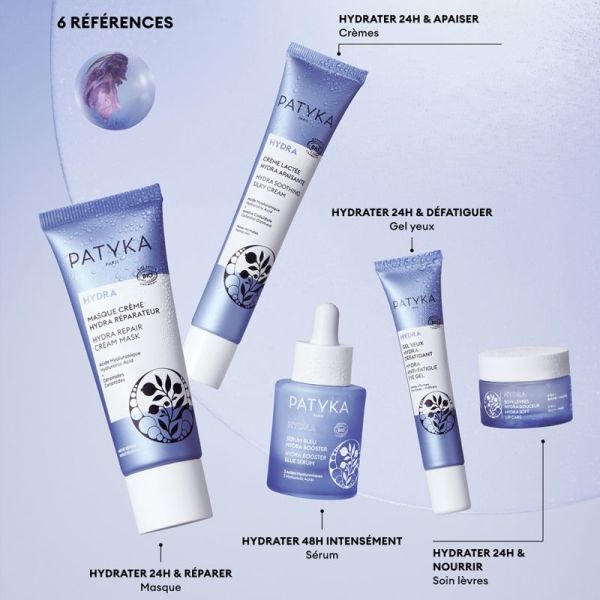 Patyka Hydra Masque Crème Hydra Réparateur Bio 50ml – Hydratation flash et durable