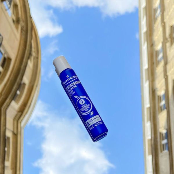 Puressentiel Migra Pure Roller Maux de Tête 2x5 ml – Effet frais immédiat, réduit la douleur et apaise les céphalées