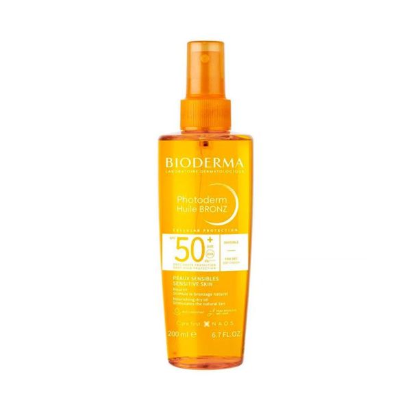 BIODERMA Photoderm Huile Sèche Bronzante SPF50+ 200 ml