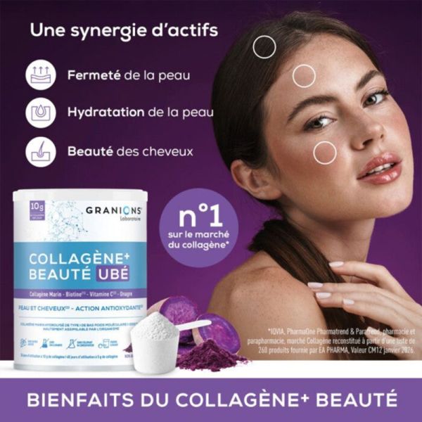 Granions Collagène+ Beauté Ubé 216g – Éclat et Fermeté