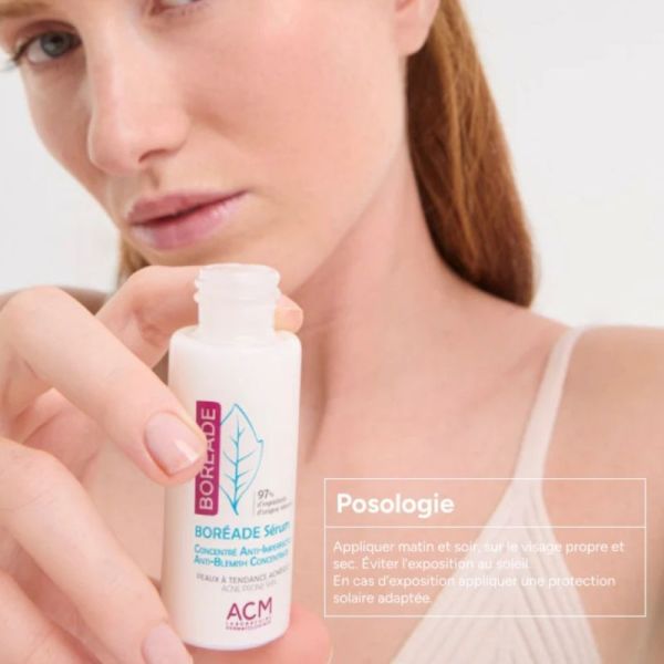 ACM Boréade Sérum 30 ml - Corrige les imperfections et matifie la peau