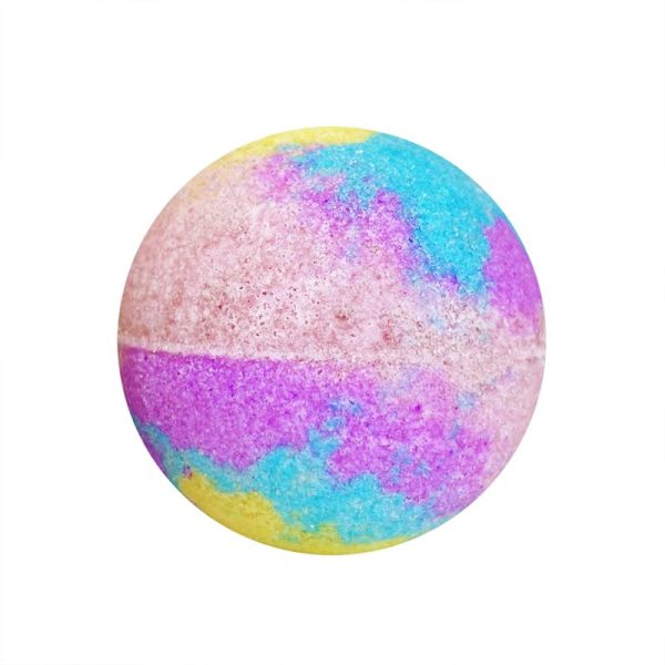 Inuwet Boule de Bain Bubble Gum 120g – Boule de bain effervescente nourrissante et parfumée
