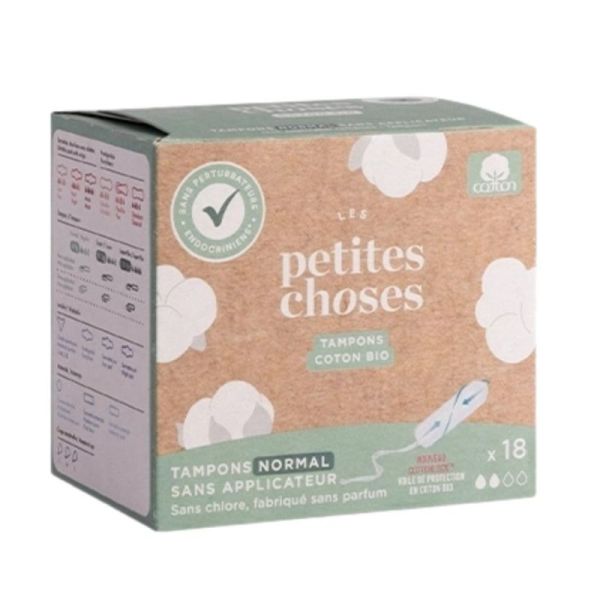Les Petites Choses Tampons Flux Normal Bio 18 unités