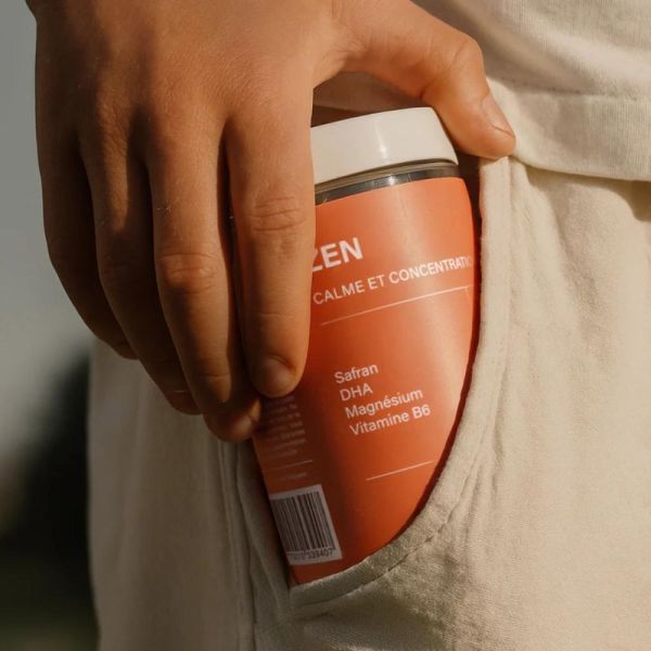 Naali Zen Gommes Calme et Concentration Safran - 90 Gummies Fraise