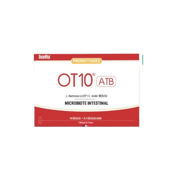OctoVita OT10 ATB Probiotiques Microbiote Intestinal - 10 Gélules