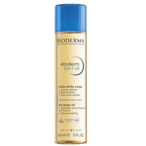 Bioderma Atoderm 2-in-1 Oil Huile Sèche Corps - 150ml