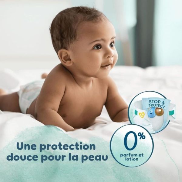 Pampers Harmonie Couches Taille 3 (6-10kg) Maxi Pack x 87 couches - Protection douce et absorption jusqu'à 12h