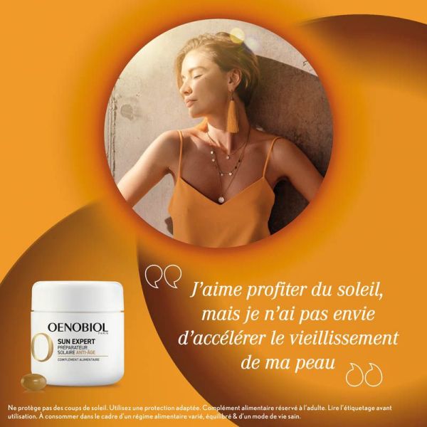 Oenobiol Sun Expert Préparateur solaire Anti-âge - Lot de 2 x 30 Capsules