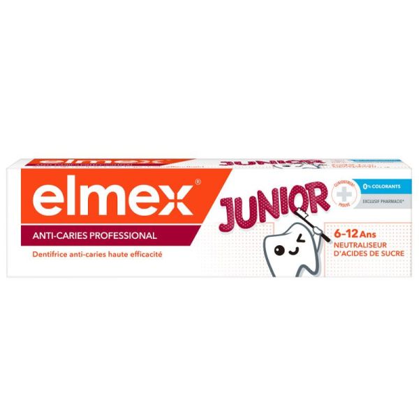 Elmex Dentifrice Protection Caries Junior - Tube 75ml