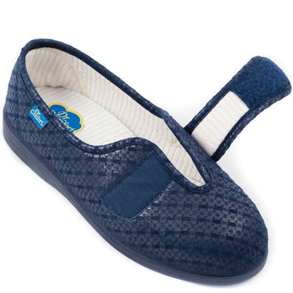 Dr Comfort CHUT Arlequin Sand Bleu - Chaussures Confort Mixte Pieds Diabétiques