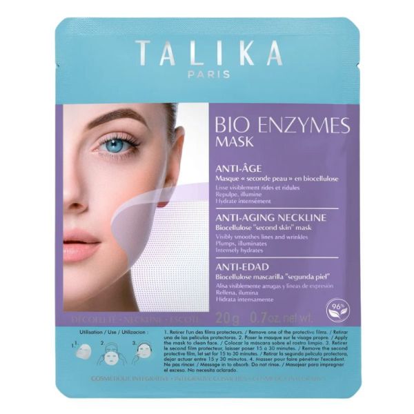 Talika Bio Enzymes Mask Anti-Âge Masque en Biocellulose - 1 Masque
