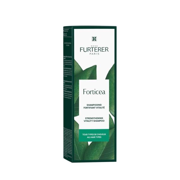 René Furterer Forticéa Shampoing Énergisant aux Huiles Essentielles - 200 ml - Tous Types de Cheveux