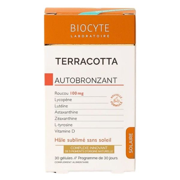 Biocyte Terracotta Cocktail Autobronzant - 30 Gélules