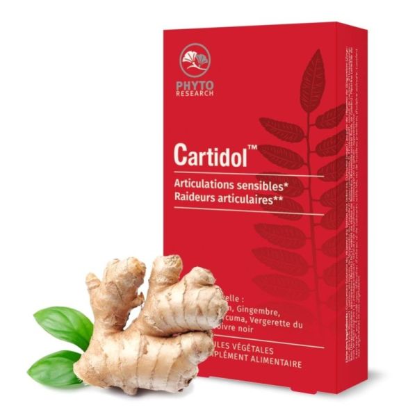 Phytoceutic Cartidol 60 Gélules - Préserve le confort articulaire et la mobilité