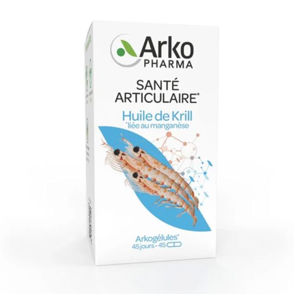 Arkopharma Arkogélules Huile de Krill 45 gélules - Santé articulaire